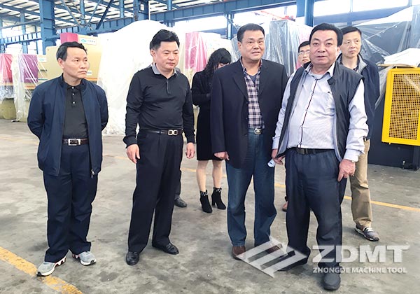 马鞍山市政协副主席魏正平来我公司观赏考查4 马鞍山市政协副主席魏正平来我公司观赏考查4